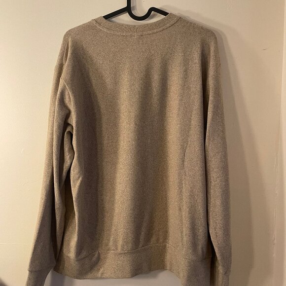 Uniqlo Soft Brushed Crewneck Long Sleeve, Women's Small, BEIGE/TAN - Picture 4 of 5